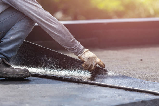 Professional Waterproofing technician working in Winchester, IN
